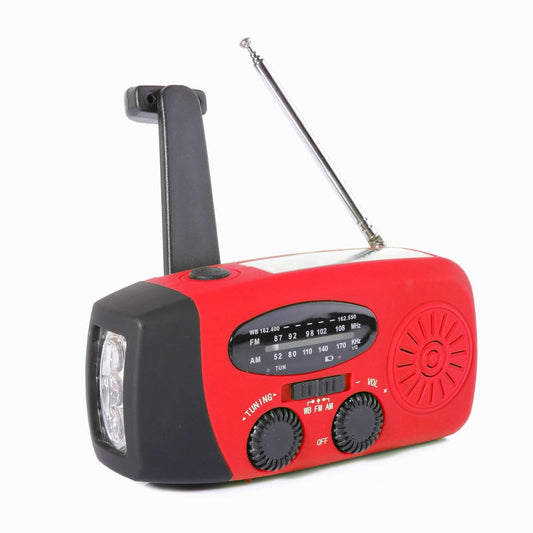 Multifunction Portable Solar Powered Emergency Radio