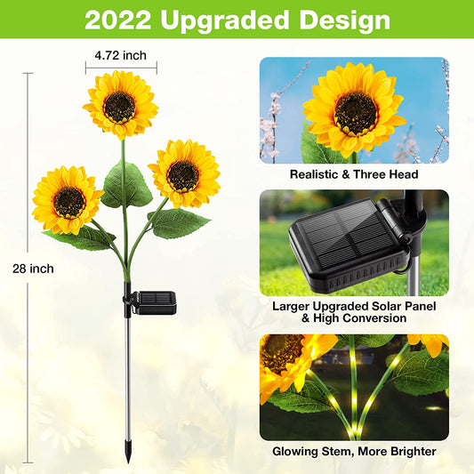 Sunflower Solar Garden Stake Led Lights🌻