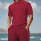 Men's Casual Shirt & Shorts 2-Piece Set
