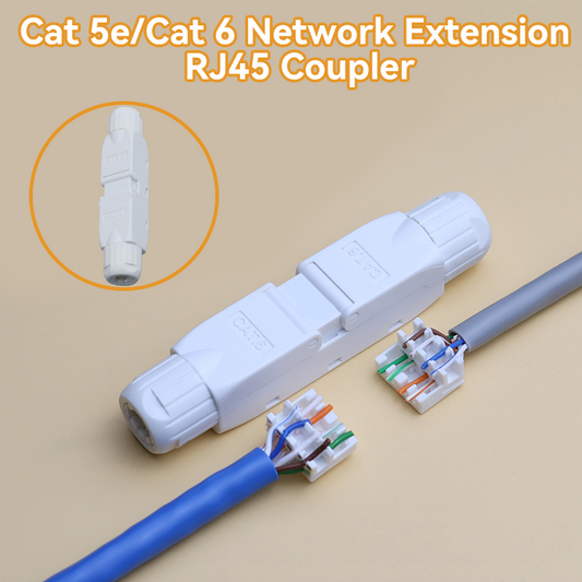 CAT 5e/CAT 6 Network Extension RJ45 Coupler