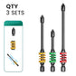 Magnetic Phillips Bit Set with Spring