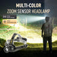 Multi-Color Zoom Sensor Headlamp