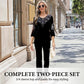 💎 50% OFF! 💎 Women's Velvet Rhinestone Top & Pants Set – Glossy Luxury Fabric, Sparkling Detailing & All-Day Comfort