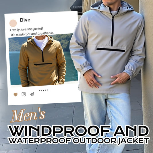 Men's Windproof and Waterproof Outdoor Jacket (50% OFF)