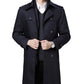 Men's Classic Mid-Length Double-Layer Coat