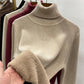 Winter fleece thick knitted bottoming shirt，can be worn by both men and women