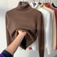 Winter fleece thick knitted bottoming shirt，can be worn by both men and women