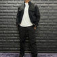 Men's Zip-Front Jacket & Wide-Leg Pants 2-Piece Set