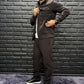 Men's Zip-Front Jacket & Wide-Leg Pants 2-Piece Set