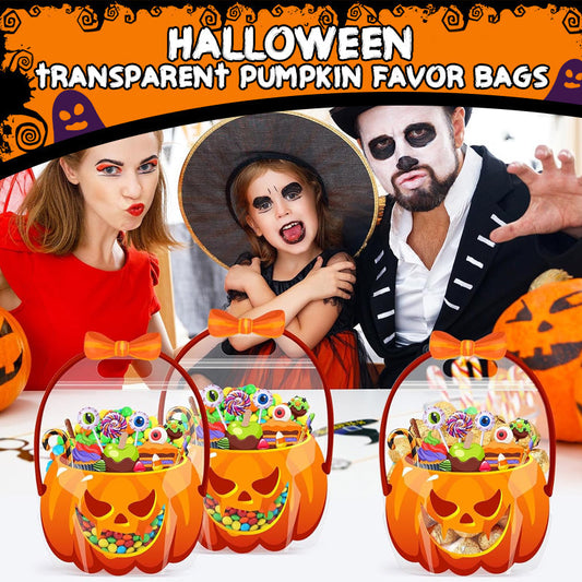 🎃LIMITED-TIME 50% OFF🍬50K+ SOLD👻 Halloween Treat Bags – Pumpkin Design, Resealable Zipper – Easy Carry Handle – 10-Pack – Ideal for Trick-or-Treat & Parties! 🛡️💨