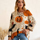 Women's Halloween Loose Fit Batwing Knit Sweater
