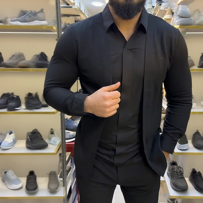 Men's Mock Two-Piece Shirt