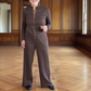 Casual Slim Fit Jacket & Pants 2-Piece Set