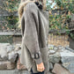 Women’s Mid-Length Lapel Double Breasted Coat