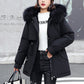 Best Gift- Woman’s Winter Loose Hooded Synthetic Fleece Thickened Parka Coat