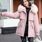 Best Gift- Woman’s Winter Loose Hooded Synthetic Fleece Thickened Parka Coat