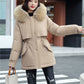 Best Gift- Woman’s Winter Loose Hooded Synthetic Fleece Thickened Parka Coat
