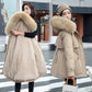 Best Gift- Woman’s Winter Loose Hooded Synthetic Fleece Thickened Parka Coat