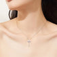 ✨ Pink Angel Wings Necklace – Movable Wing Design 💘