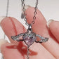 ✨ Pink Angel Wings Necklace – Movable Wing Design 💘