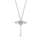 ✨ Pink Angel Wings Necklace – Movable Wing Design 💘