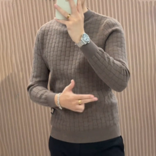 Men's Knitted Warm Base Layer Top