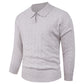 Men's Casual Lapel Knit Sweater