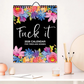 2026 Funny Floral Wall Calendar
