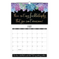 2026 Funny Floral Wall Calendar