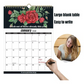 2026 Funny Floral Wall Calendar