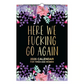 2026 Funny Floral Wall Calendar