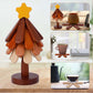 Wooden Tree-Shaped Trivet with Star or Apple