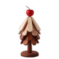 Wooden Tree-Shaped Trivet with Star or Apple