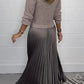 💕Women's Long Sleeve Jumper & Pleated Bottom Dress