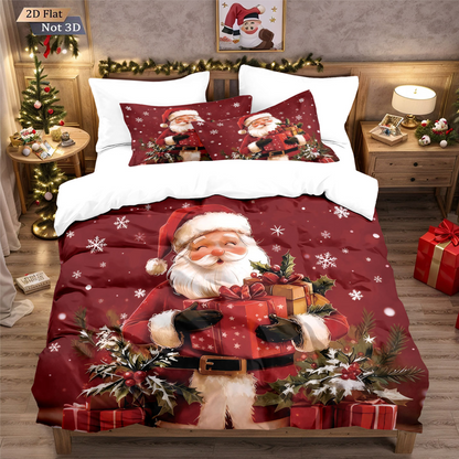 Festive Christmas 3-Piece Duvet Cover Set