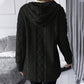 Women's Mid-Length Hooded Quilted Plush Coat