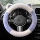 Universal Non-slip Soft Cute Cat Ears Plush Steering Wheel Cover