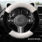 Universal Non-slip Soft Cute Cat Ears Plush Steering Wheel Cover