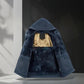 Men's Hooded Casual Warm Jacket with Zipper