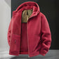 Men's Hooded Casual Warm Jacket with Zipper