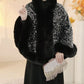 🔥New arrivals offer-Women's Elegant Faux Fur Sequined Shawl Wrap