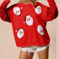 Women's Christmas Sequin Long Sleeve Sweatshirt