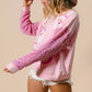 Women's Christmas Sequin Long Sleeve Sweatshirt