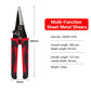 2-in-1 Stainless Steel Wire Stripper & Crimper Pliers