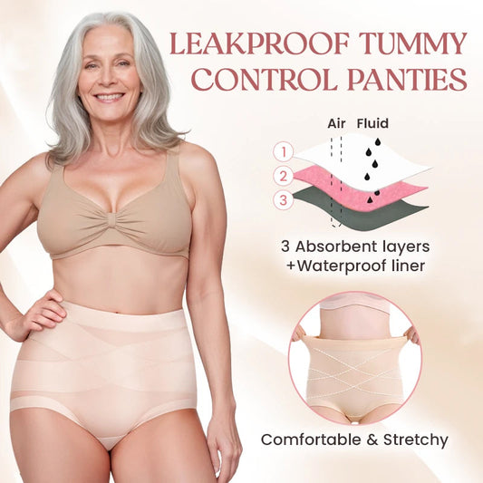 High Waisted Tummy Control Hip Lifting Breathable Panties