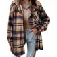 Women’s Classic Cozy Plaid Hooded Jacket