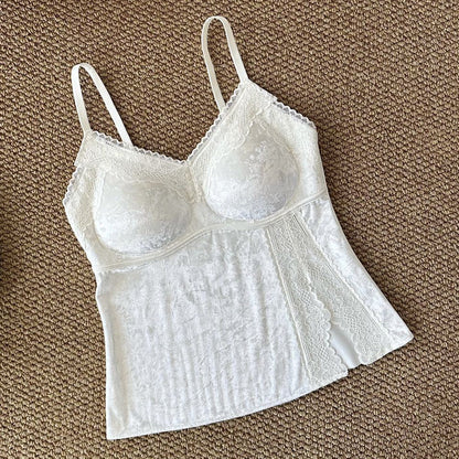 Women’s Sexy Satin Lace Camisole