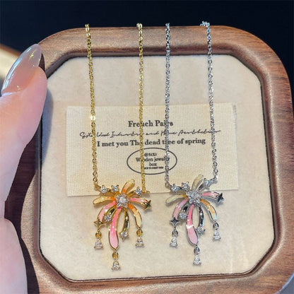 ✨🔥Buy 1 Get 1 Free✨🔥|Romantic Colorful Zircon Firework Necklace