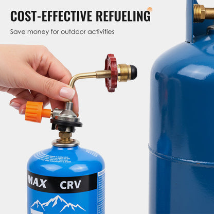 ⏳Time-Limited Special⏰Outdoor Gas Canister Refill Adapter – Leak-Proof Safe Transfer, Universal Fit & Durable Tool 🛠️⛺