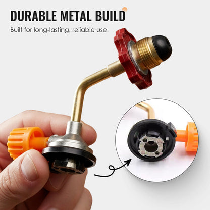 ⏳Time-Limited Special⏰Outdoor Gas Canister Refill Adapter – Leak-Proof Safe Transfer, Universal Fit & Durable Tool 🛠️⛺